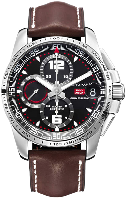 Chopard MILLE MIGLIA GT MENS XL Steel Watch 168459-3001 - Click Image to Close